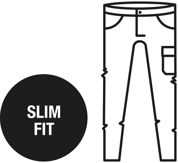 Slim Fit Sizing Icon